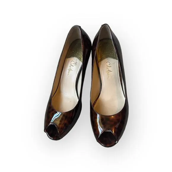 Cole Haan Nike Air Carma Tortoise Peep Toe