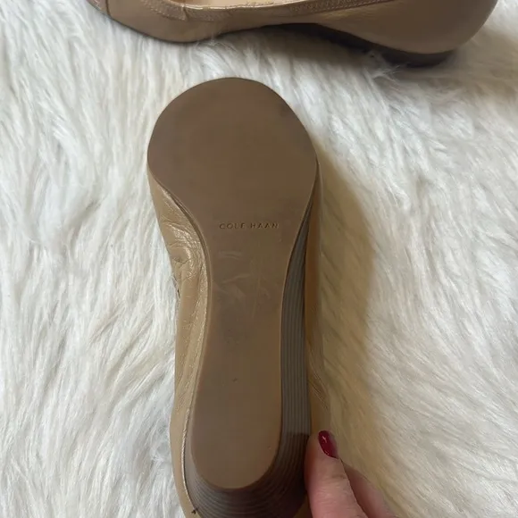 Cole Haan womens Elsie Cap Toe Wedge size 8