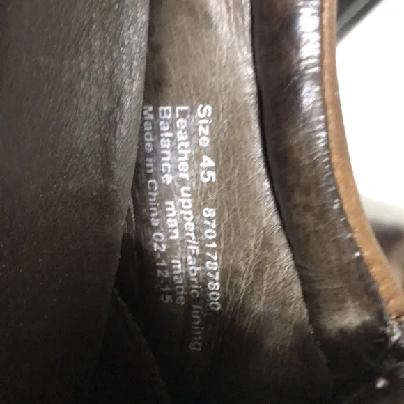 Dansko Men's Brown Leather Slip In Shoes. Very Good Used Condition. Size EU 45.