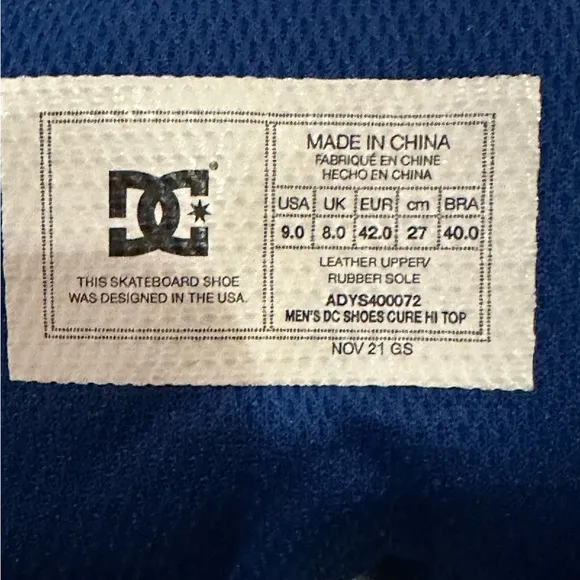 DC men’s Cure Hi