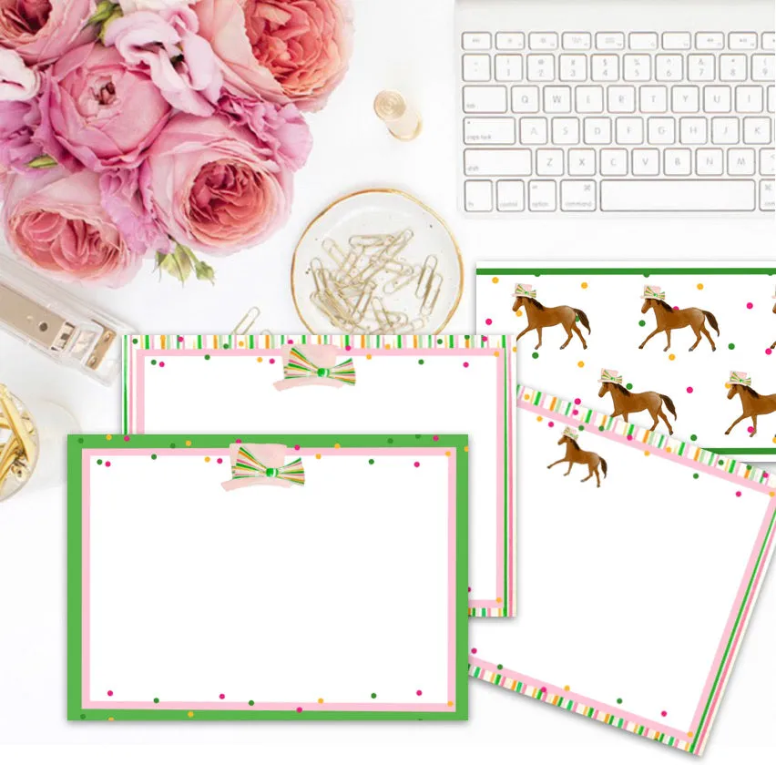 Derby Dots notecards