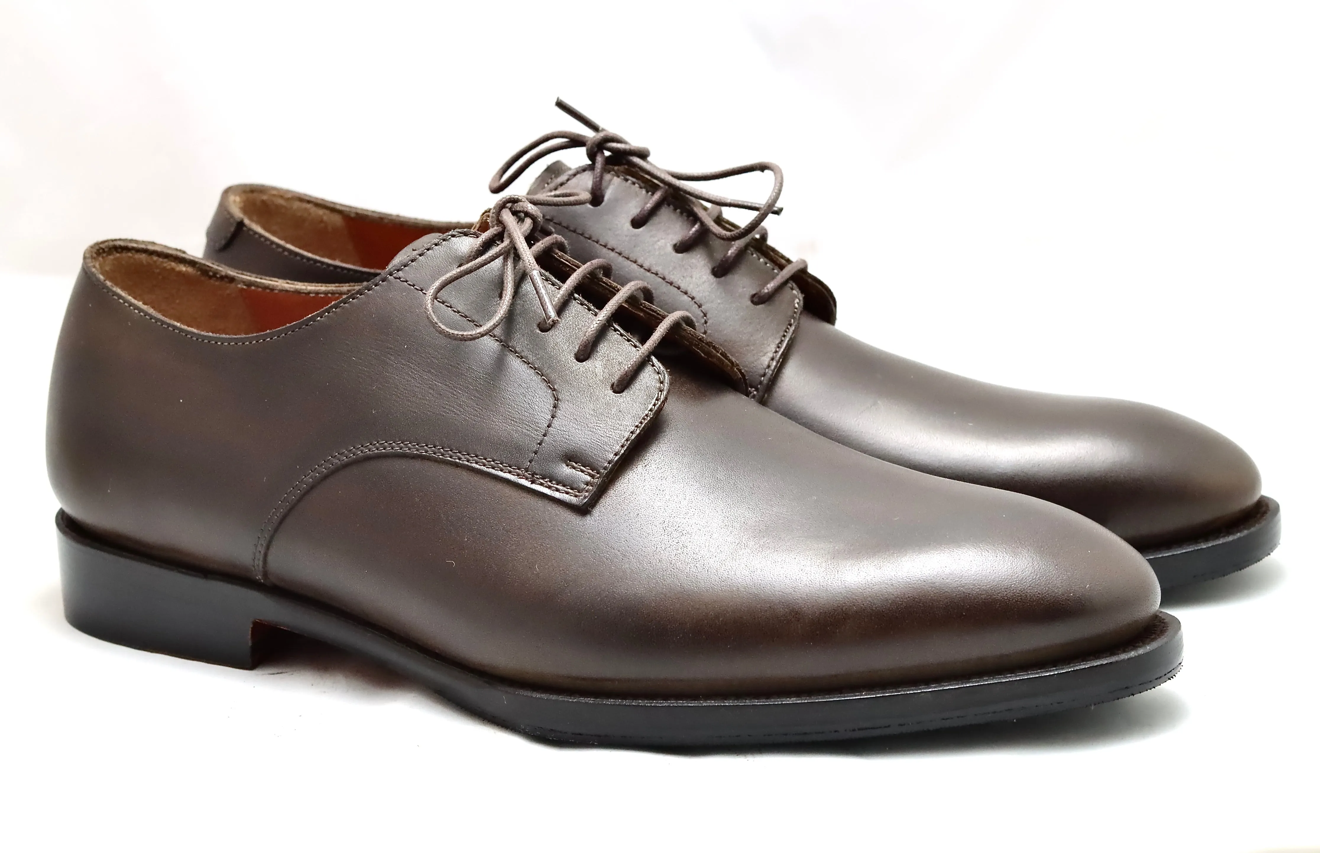 Derby shoe | dark choc | calf