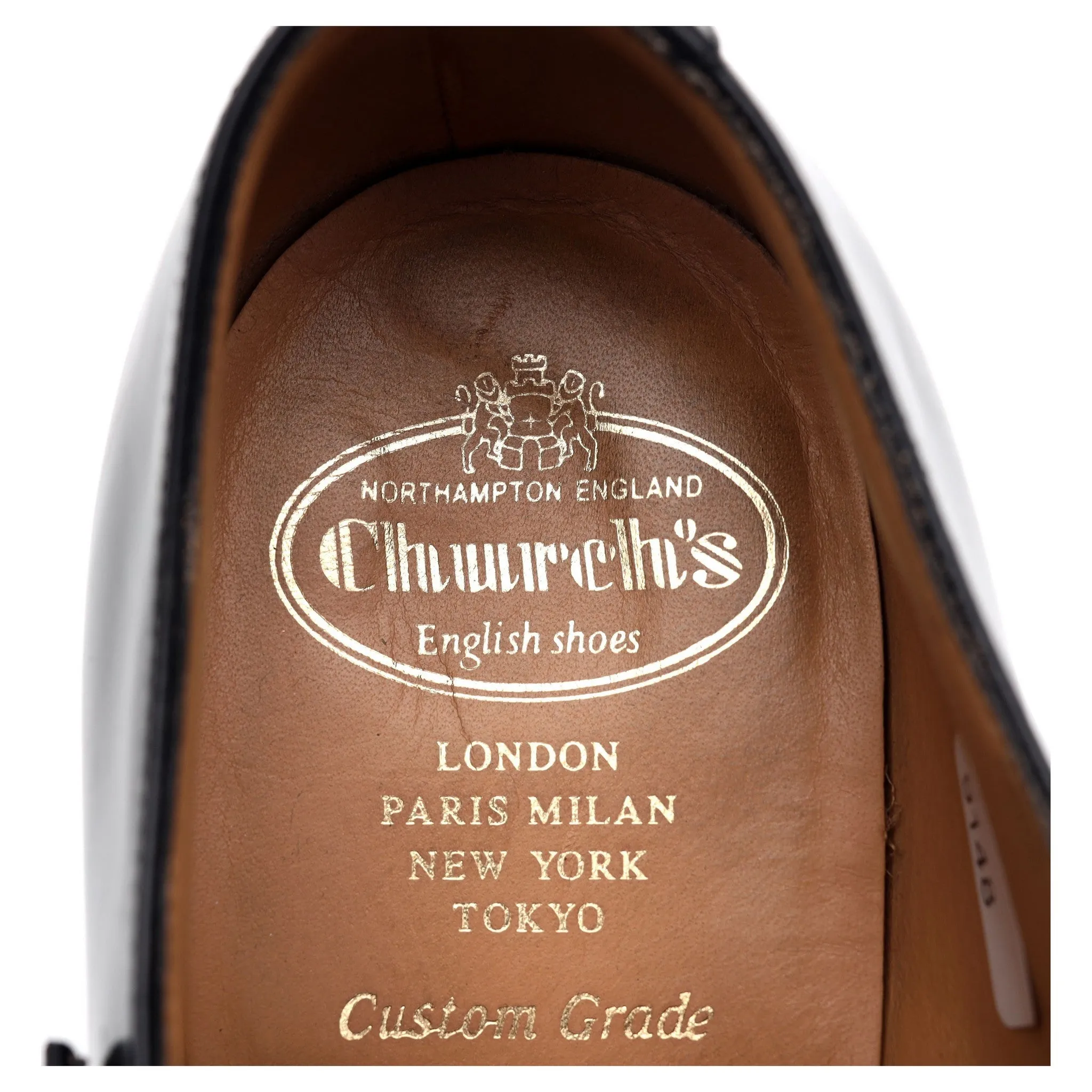 'Detroit' Black Leather Double Monk Strap UK 8.5 F