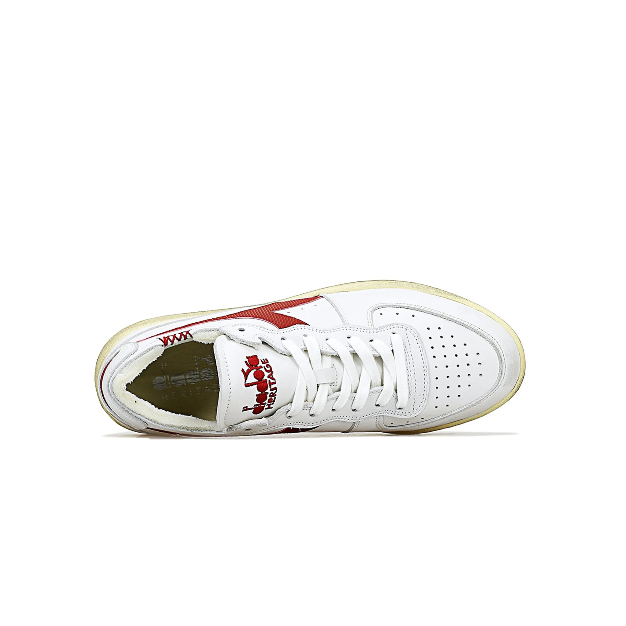 Diadora Mens Mi Basket Row Cut Shoes