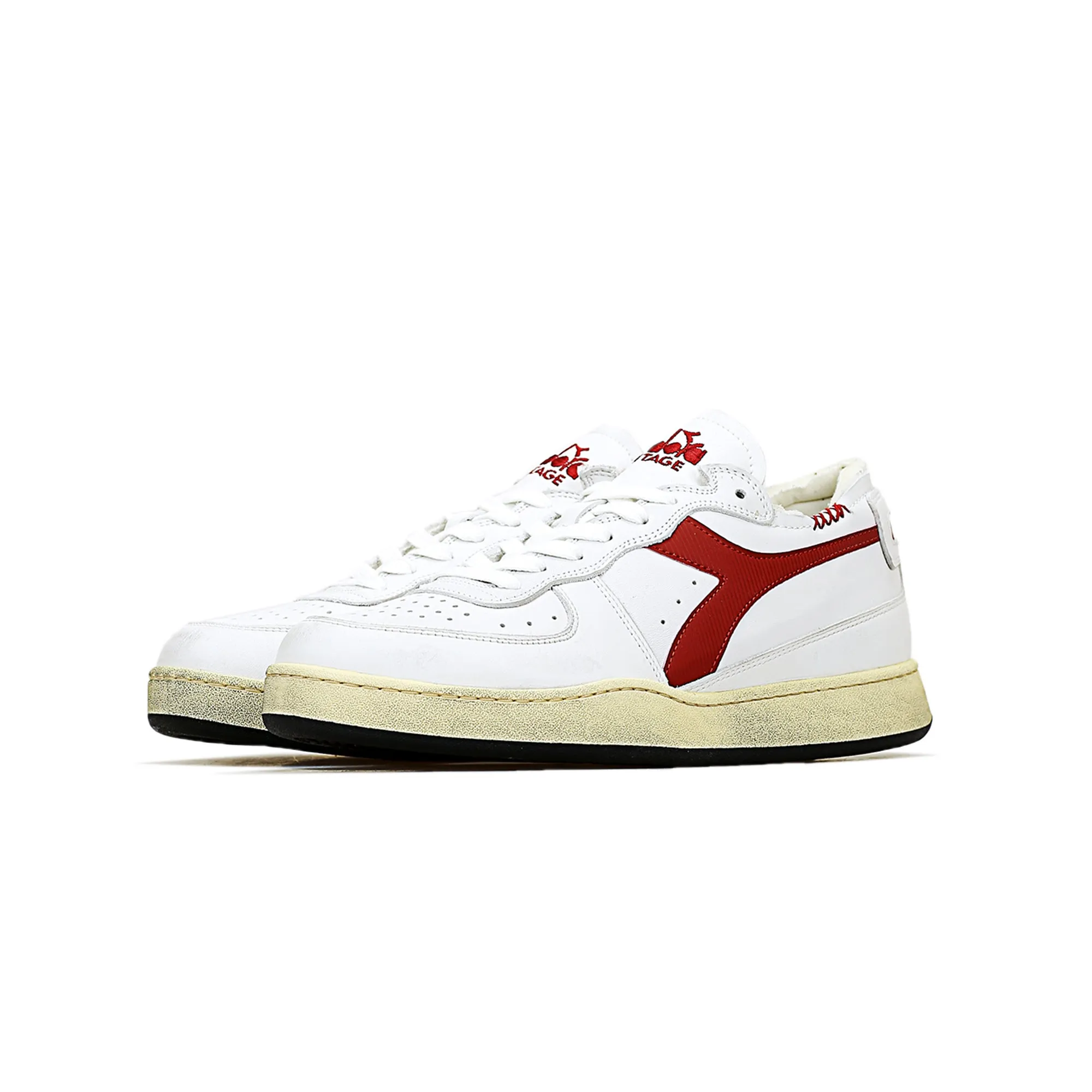 Diadora Mens Mi Basket Row Cut Shoes