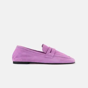 DOF STUDIOS Francesca Loafers - Lilac Suede