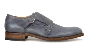 Double Monk 043 Grey  - Goodyear welted