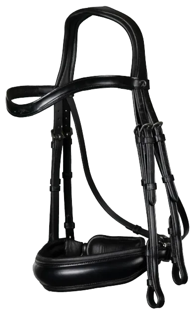 Dy'on Large Crank Noseband Double Bridle NEECAR/S/T