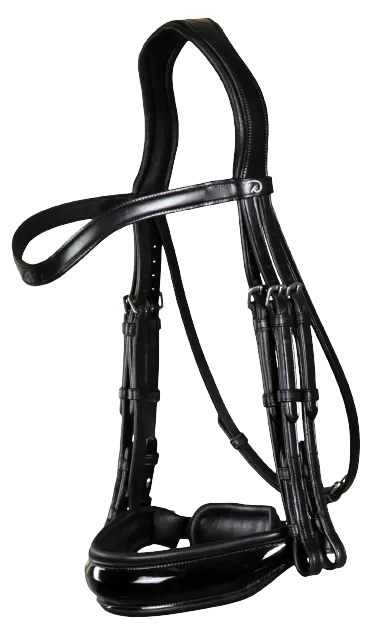 Dy'on Large Crank Noseband Double Bridle NEECAR/S/T