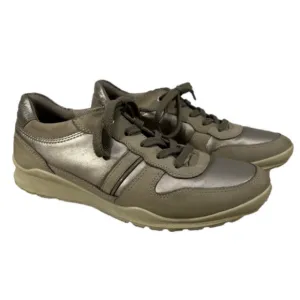 ECCO Women's Mobile III Premium Lace Up Leather Sneaker Size 6.5