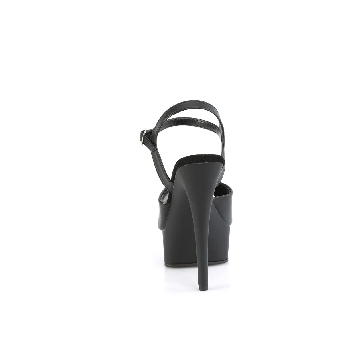 EXCITE-609  Black Faux Leather/Black Matte