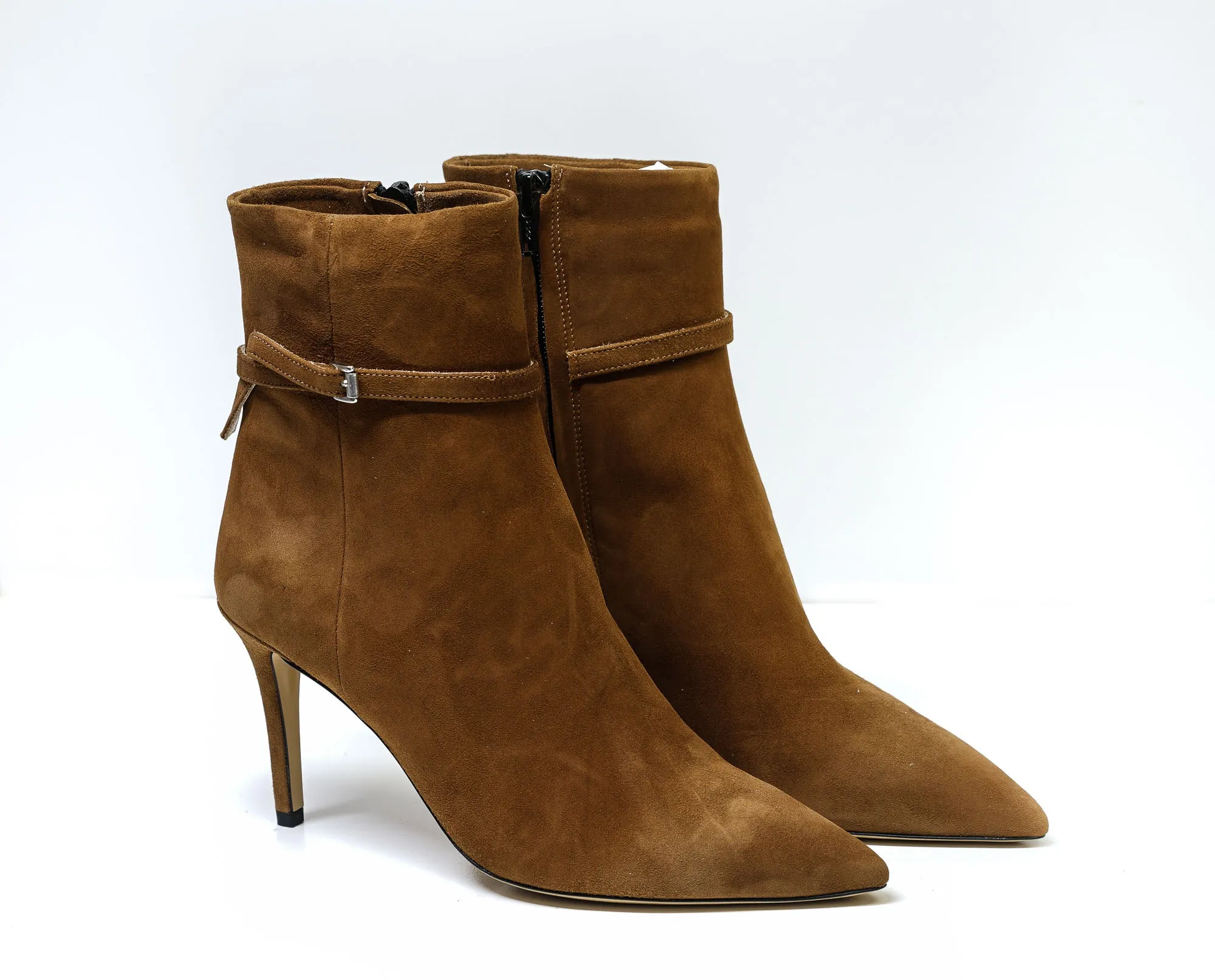 Fabio Rusconi Women's Tan Suede Ankle Boot, NEO 40% OFF