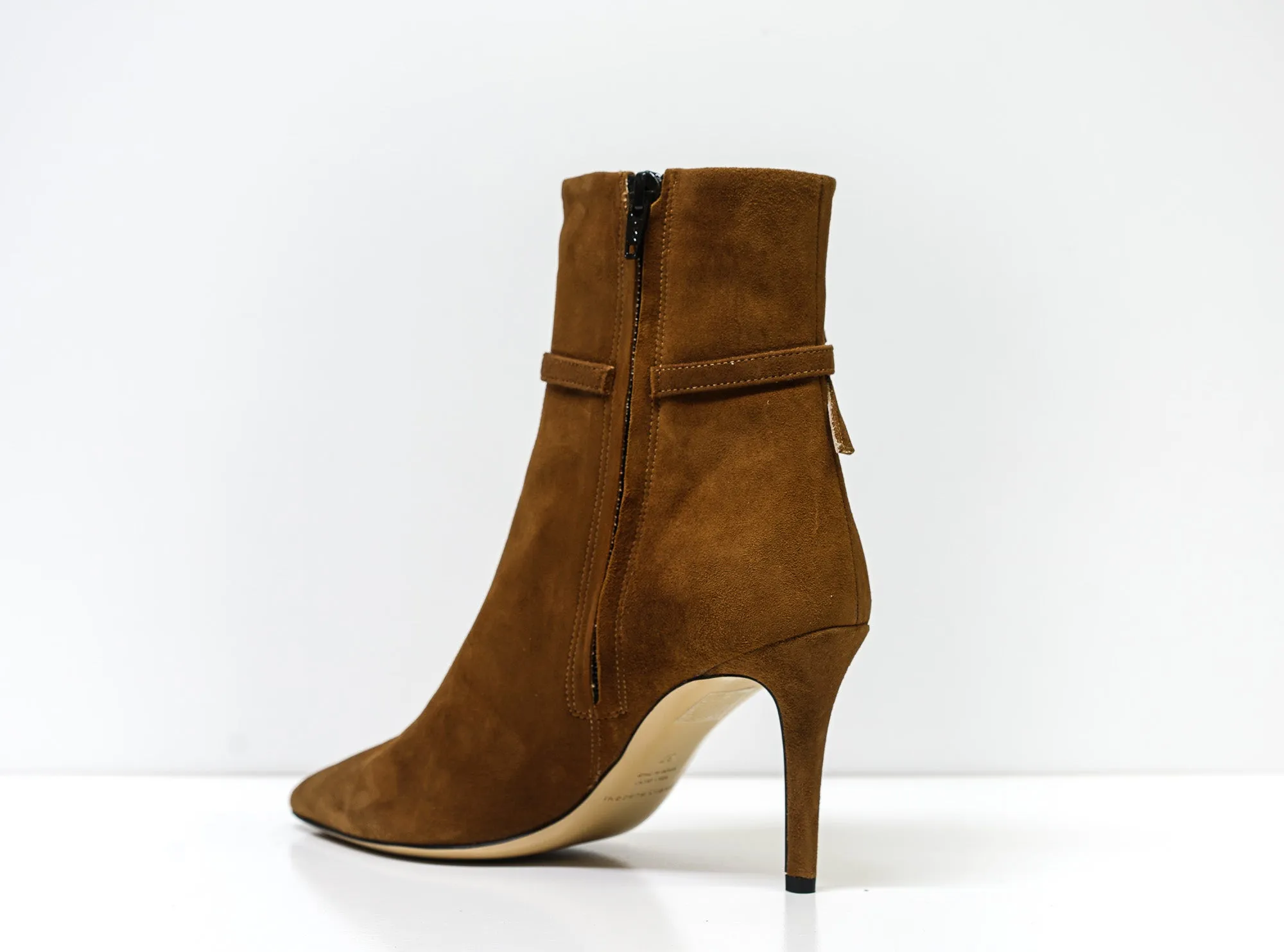 Fabio Rusconi Women's Tan Suede Ankle Boot, NEO 40% OFF