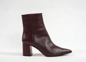 Fabio Rusconi Women's Wine Leather Ankle Boot Zara 40% OFF