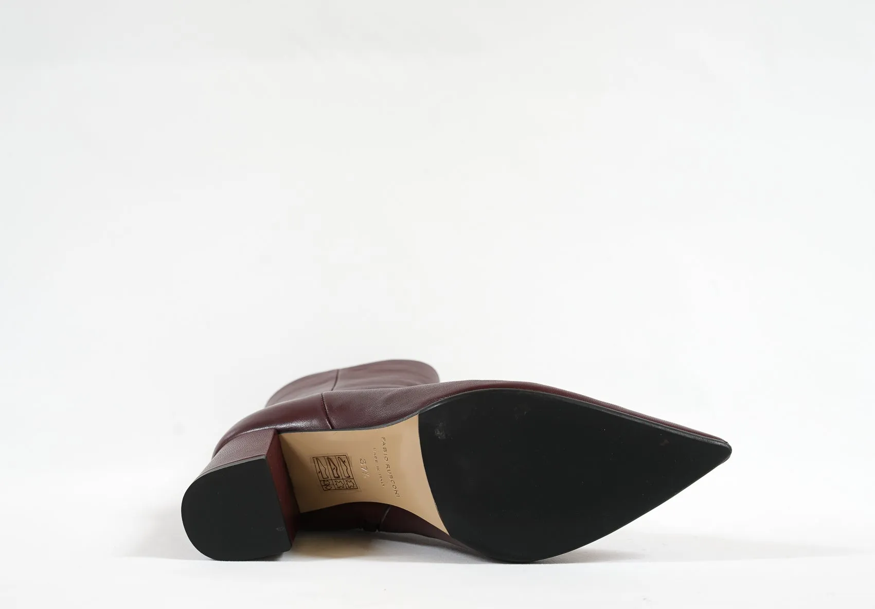 Fabio Rusconi Women's Wine Leather Ankle Boot Zara 40% OFF