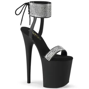 FLAMINGO-870  Black Faux Leather-RS/Black Matte