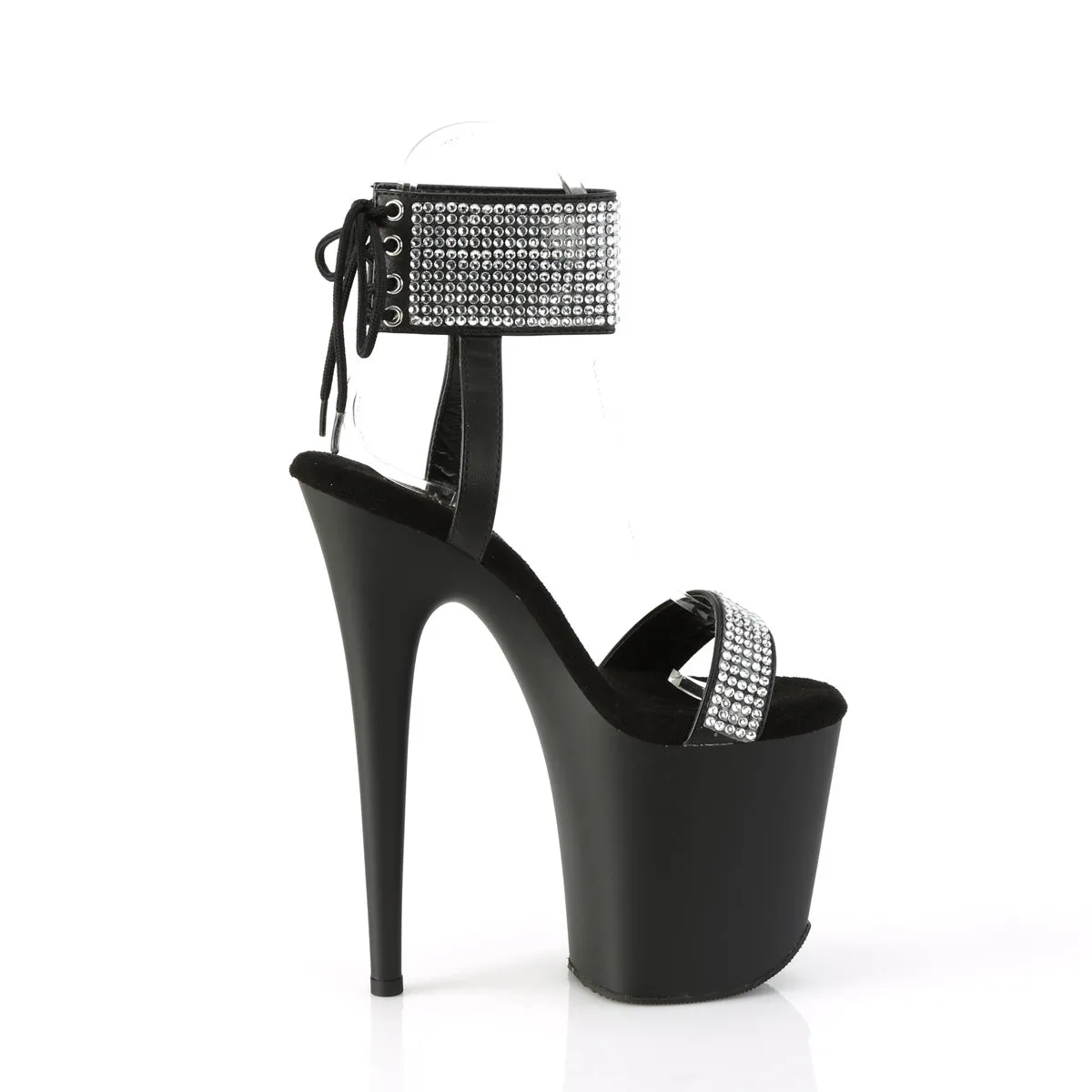 FLAMINGO-870  Black Faux Leather-RS/Black Matte