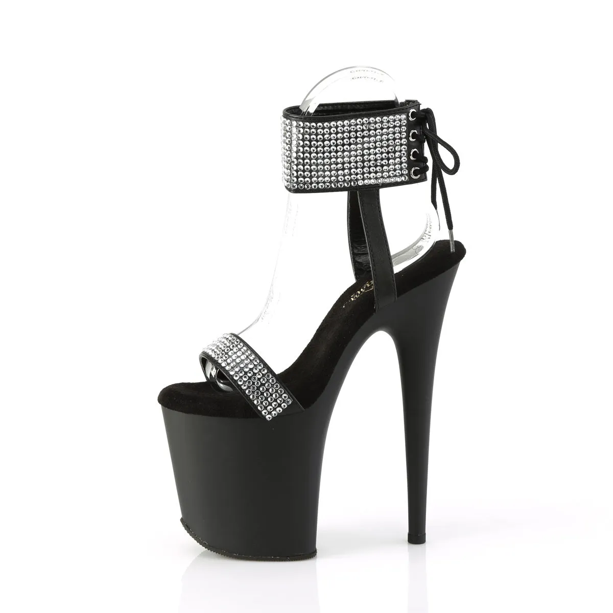 FLAMINGO-870  Black Faux Leather-RS/Black Matte