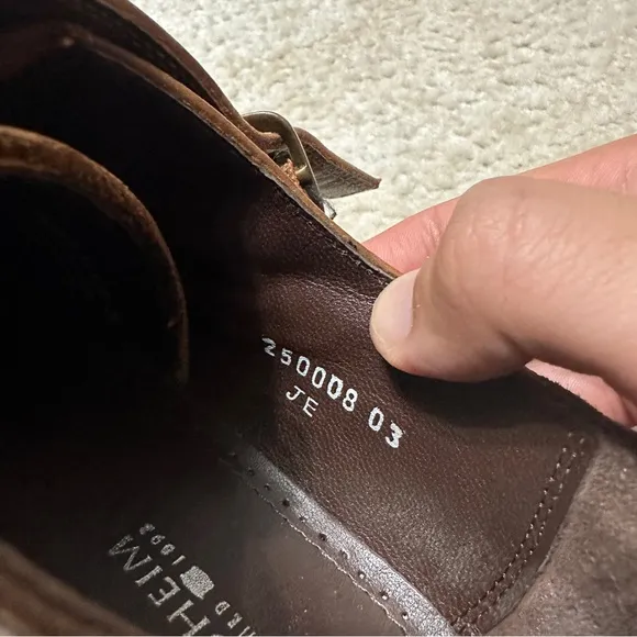 Florsheim Men's 8.5 Marino Double Monk Strap Dress Oxford Leather Chestnut Brown