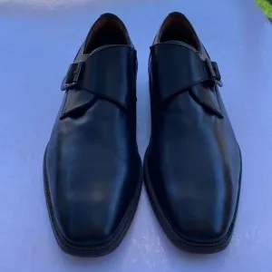 FLORSHEIM Ravello Men’s Black Leather Monk Strap Dress Shoes Size 9.5