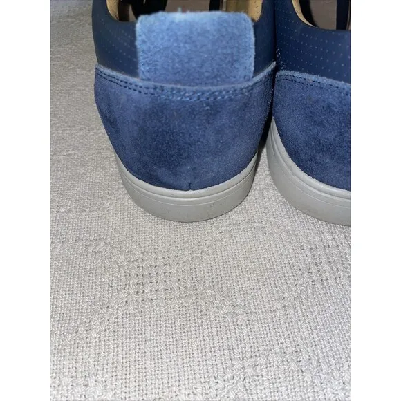 Footjoy Men’s Athleisure Shoes Size 13 W Blue Leather Golf Outdoors Fishing