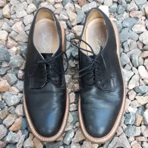 Frye black leather oxford lace up shoes sz 8.5