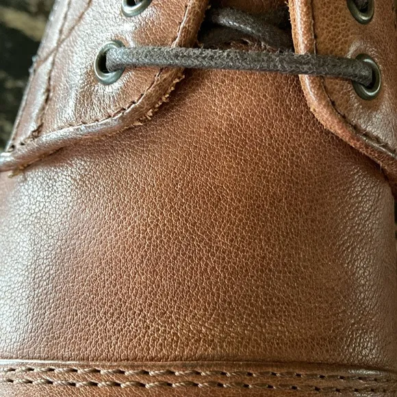 Frye Brown Derby Cap Toe Dress Shoe