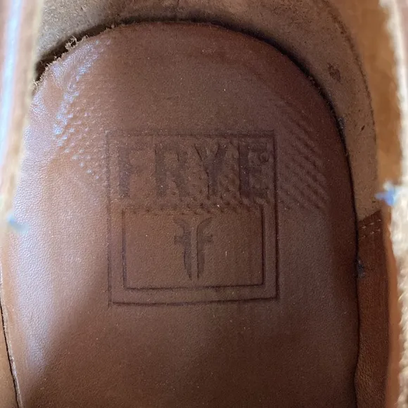 Frye Brown Derby Cap Toe Dress Shoe