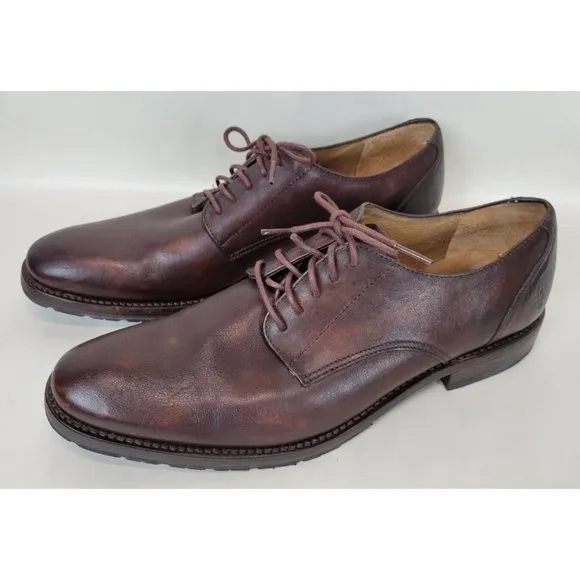 Frye Brown Leather Oxford Dress Shoes 11 D