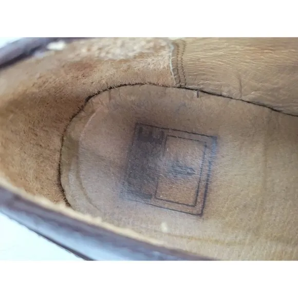Frye Brown Leather Oxford Dress Shoes 11 D