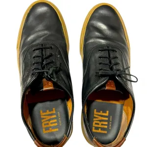 FRYE Ludlow Bal Oxford Sneakers Mens Size 10 Black Leather Shoes,