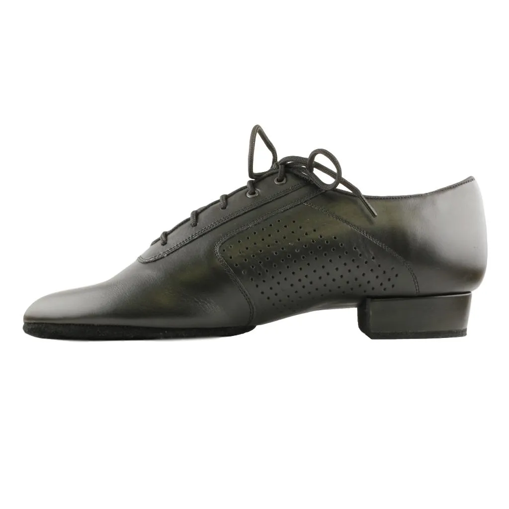 Galex 1109 Oxford Flexi M, Black Leather, Men's Smooth Dance Shoes