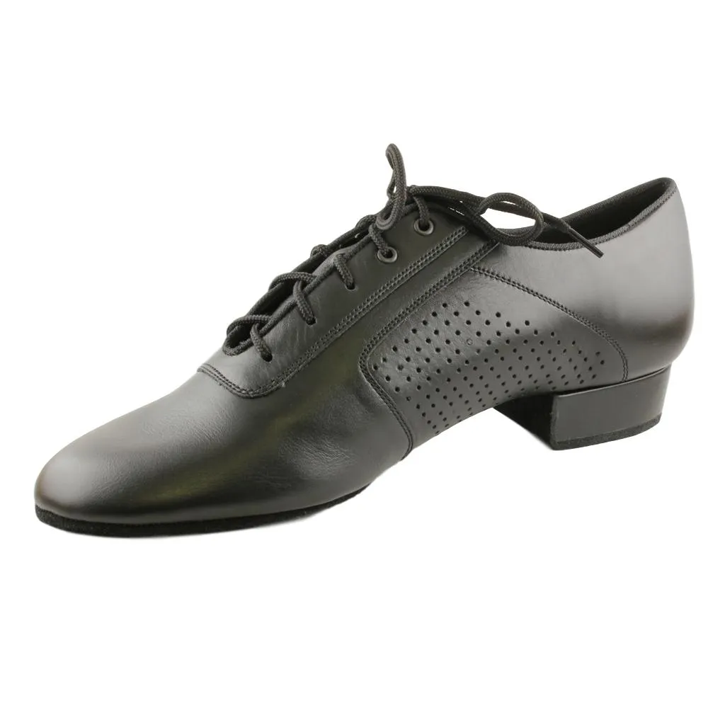 Galex 1109 Oxford Flexi M, Black Leather, Men's Smooth Dance Shoes