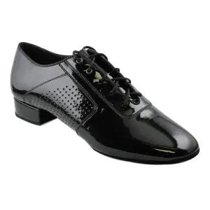 Galex 1109 Oxford Flexi M, Black Patent Leather, Men's Smooth Dance Shoes