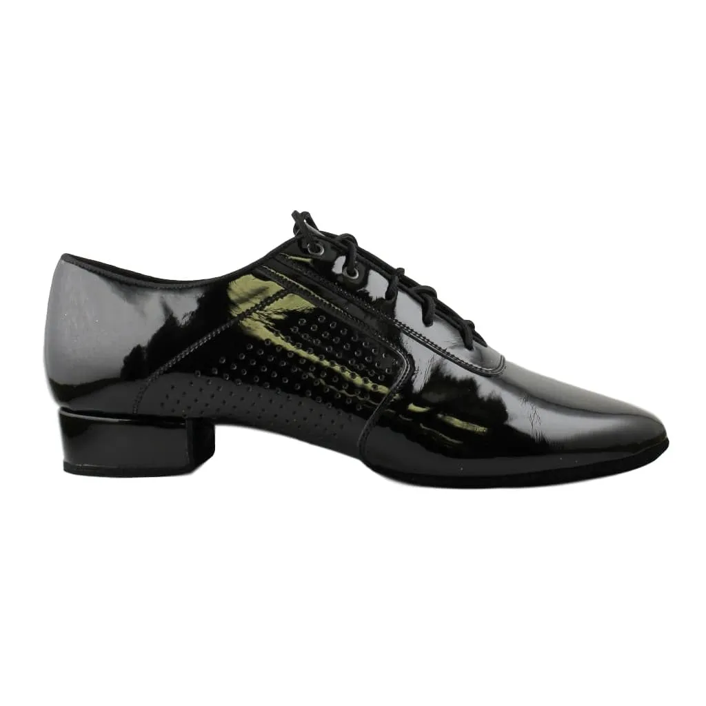 Galex 1109 Oxford Flexi M, Black Patent Leather, Men's Smooth Dance Shoes