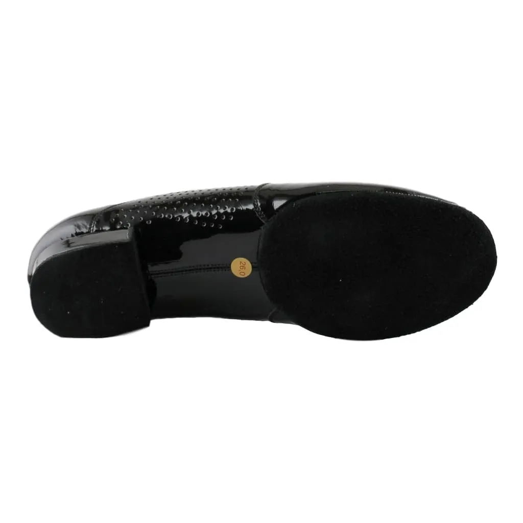 Galex 1109 Oxford Flexi M, Black Patent Leather, Men's Smooth Dance Shoes