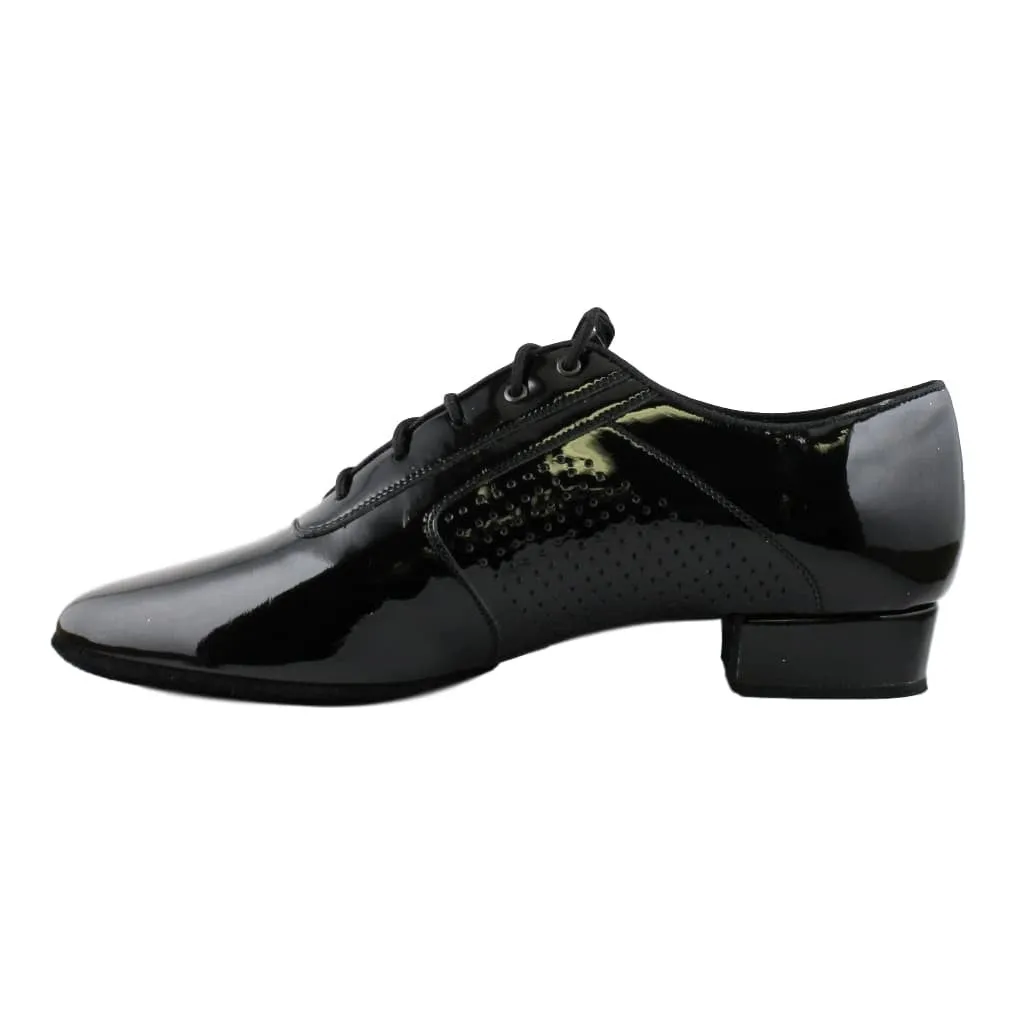 Galex 1109 Oxford Flexi M, Black Patent Leather, Men's Smooth Dance Shoes