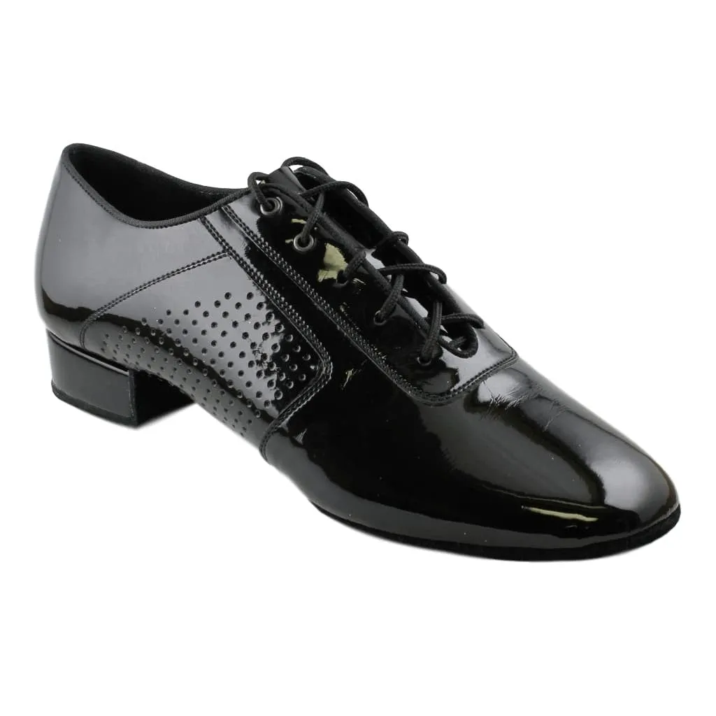Galex 1109 Oxford Flexi M, Black Patent Leather, Men's Smooth Dance Shoes