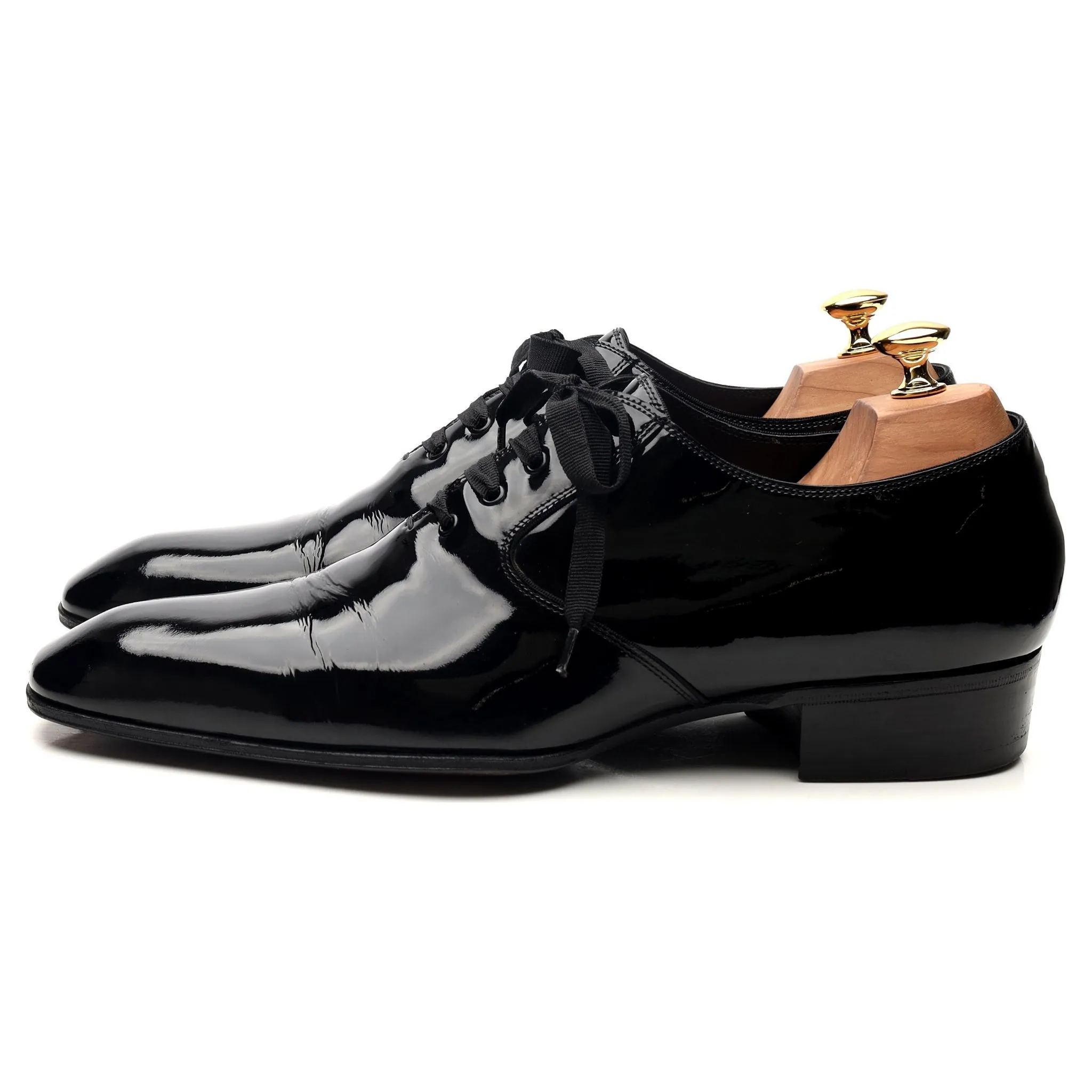 'Gianni' Black Patent Leather Oxford UK 9.5 US 10.5