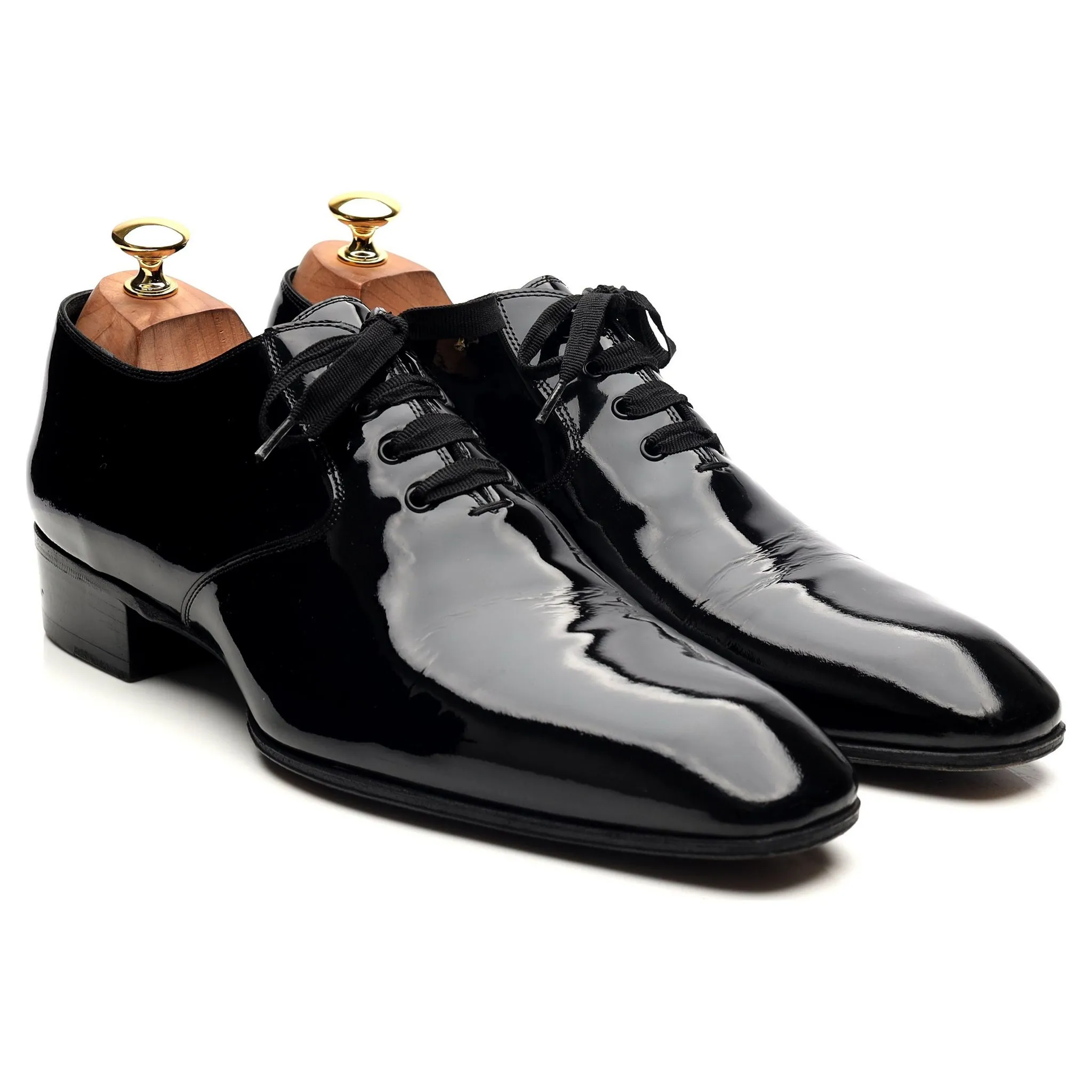'Gianni' Black Patent Leather Oxford UK 9.5 US 10.5