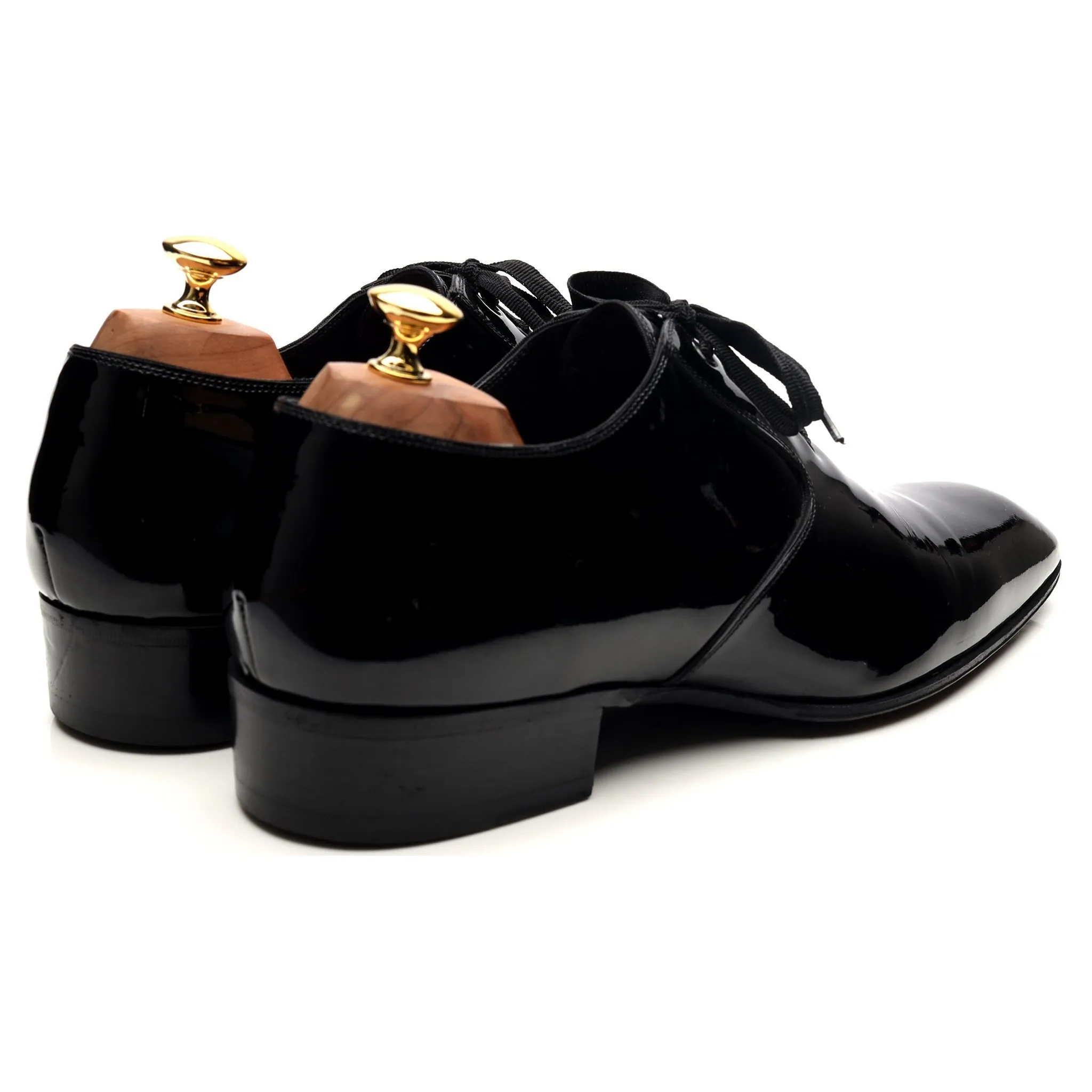 'Gianni' Black Patent Leather Oxford UK 9.5 US 10.5