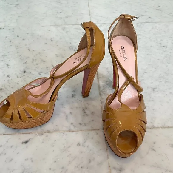 Guja Italian Leather Heels - NWOT