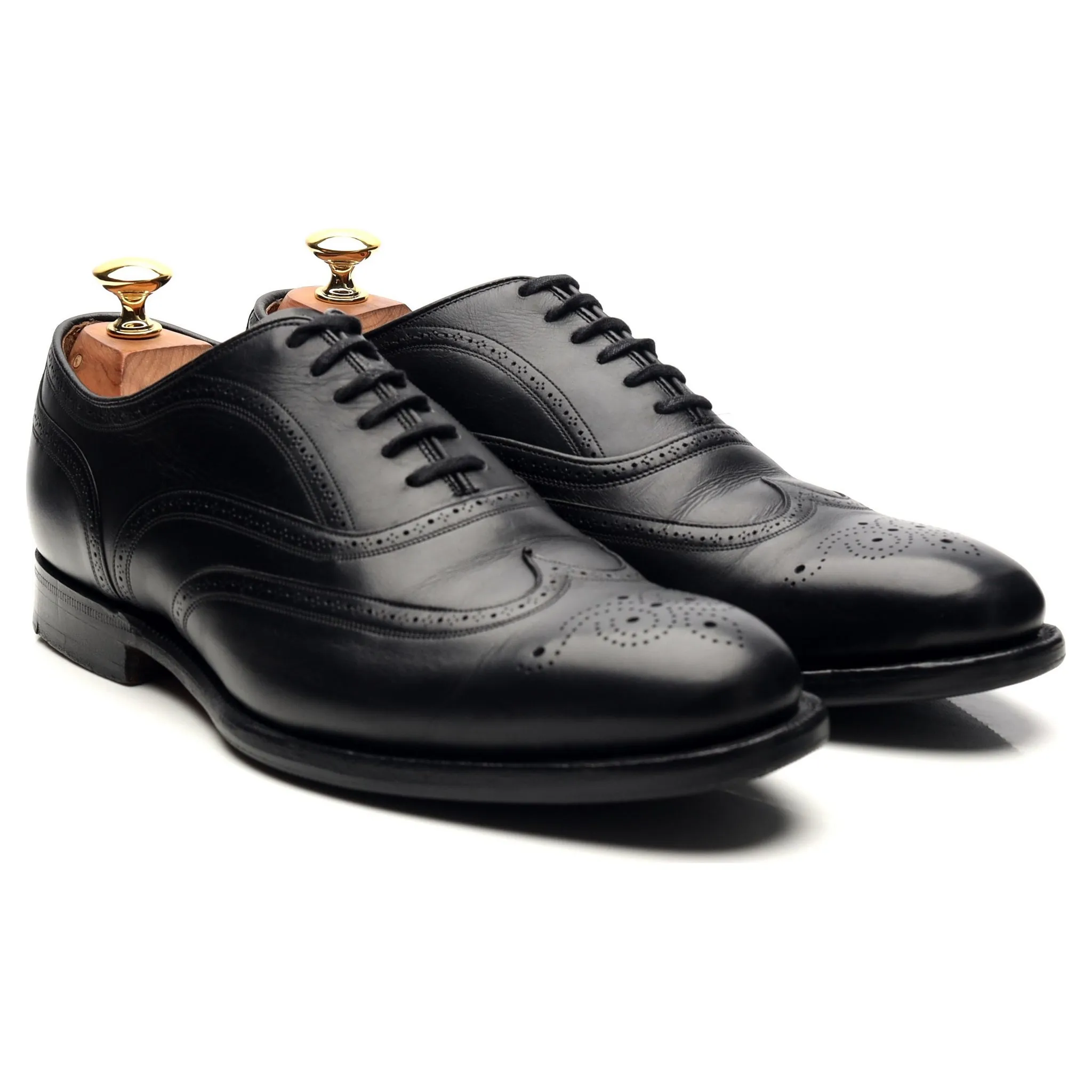 'Gunthorpe' Black Leather Oxford UK 6.5 G
