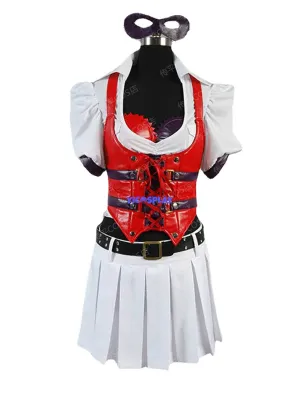 Harley Nurse Cosplay Costume Halloween Outfit