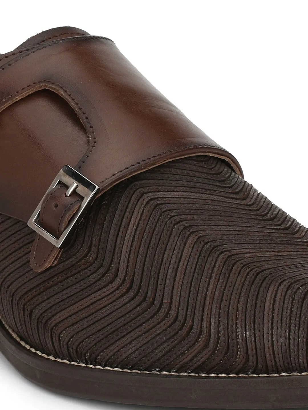 Hitz Brown Double monk Luxure Shoes
