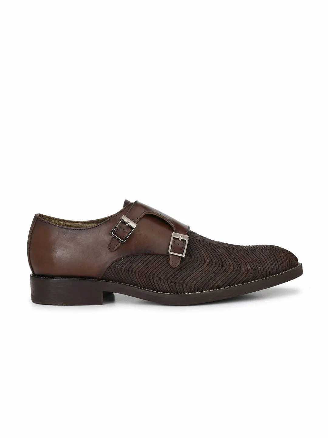 Hitz Brown Double monk Luxure Shoes