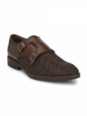 Hitz Brown Double monk Luxure Shoes