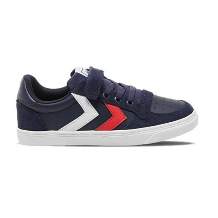 Hummel Slimmer Peacoat Stadil Leather low Trainers