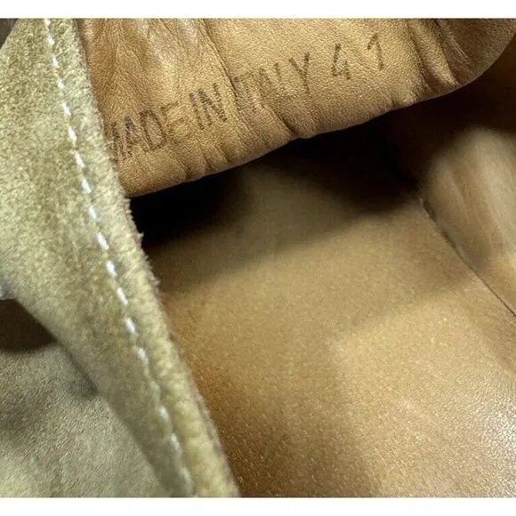 Jacques Soloviere Herve Beige Suede Men’s Size 8 / 41 Athletic Shoes Sneakers