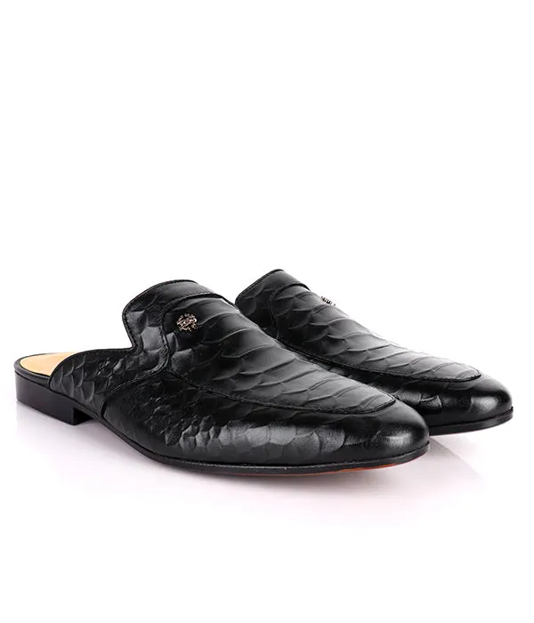 John Foster Croc Mule | Black